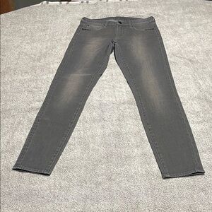 Leith Women's Skinny Jeans in Charcoal Gray Wash